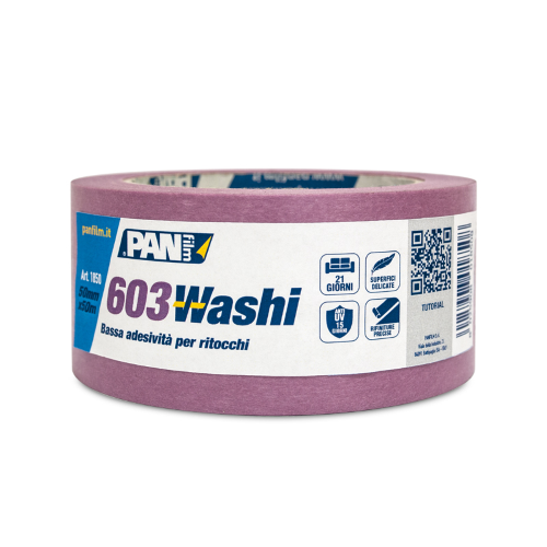 NASTRO WASHI DELICATO VIOLA 603 MM.38 X MT.50