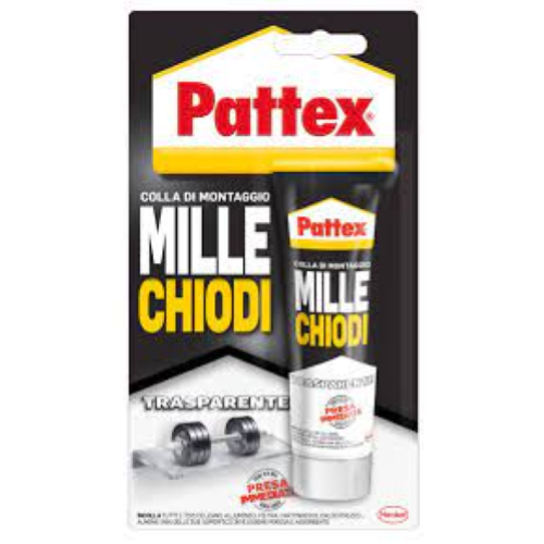 MILLECHIODI FORTE & RAPIDO GR.40 TRASPARENTE PATTEX