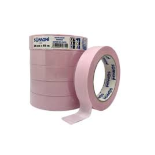 NASTRO WASHI ULTRA DELICATO ROSA MM.25 X MT.50