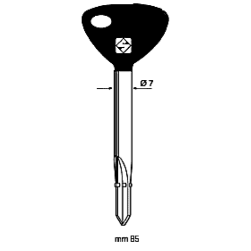 XY2P CHIAVE A CROCE DESIGN