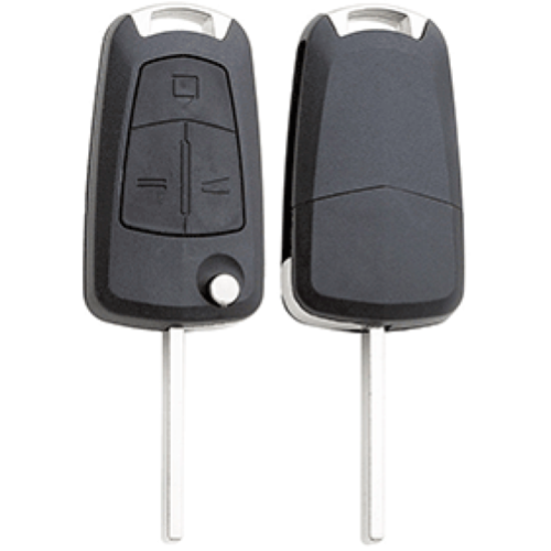 HU100RS8 KEY SHELL OTTONE - 3 BOTTONI