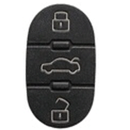 HURSD8 KEY SHELL - 3 BOTTONI (RUBBER PAD)