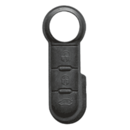 KEY SHELL - 3 BOTTONI (RUBBER PAD)