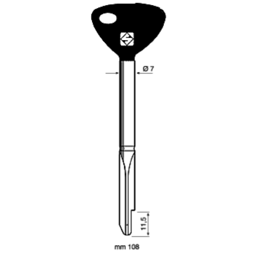 XY6P CHIAVE A CROCE DESIGN