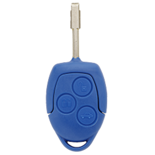 FO21RS8 KEY SHELL - 3 BOTTONI BLU