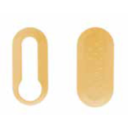 SIP22CV KEY SHELL OTTONE - 3 BOTTONI YELLOW