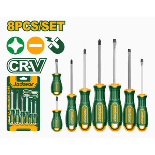 SET 8 PZ CACCIAVITI MAGNETICI 1408 CR-V. 