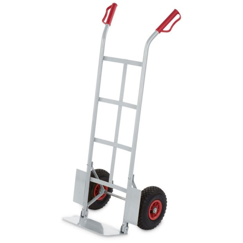 CARRELLO PORTASACCHI GRIGIO R/PNEUMATICHE 200 KG