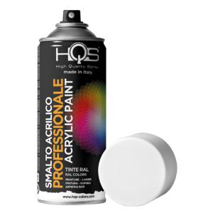 BOMBOLETTA SPRAY ACRILICO RAL 9005 NERO LUCIDO ML.400 HQS