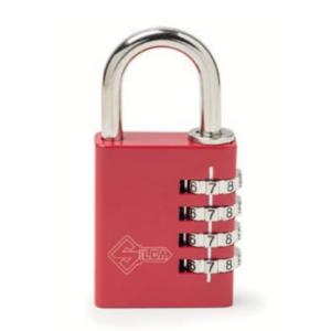 LUCCHETTO ALL. COMBINAZ. 20 MM ROSSO SILCA