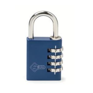 LUCCHETTO ALL. COMBINAZ. 20 MM BLU SILCA